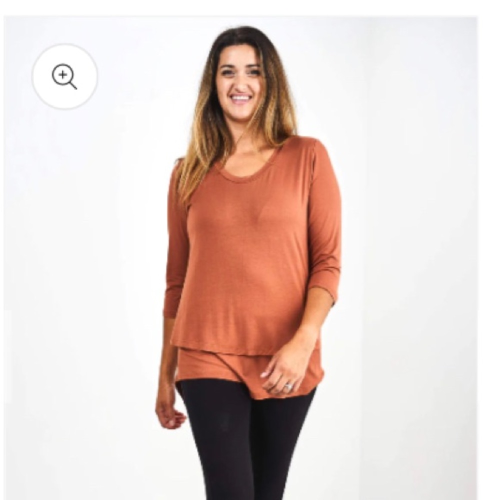 Scoop Neck 2.0 3/4 Sleeve Tee